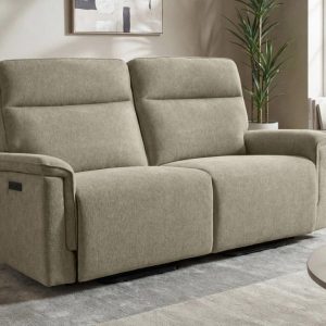 Sofá 3 Plazas Relax + Power-Lift Cabezal Reclinable