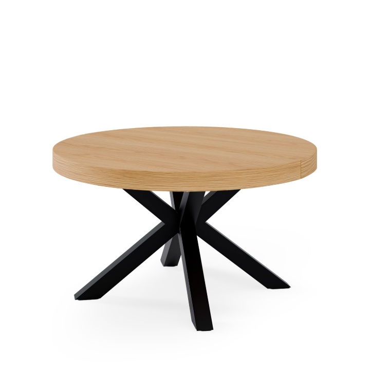 Mesa ext. MILDRED 100 roble/negro