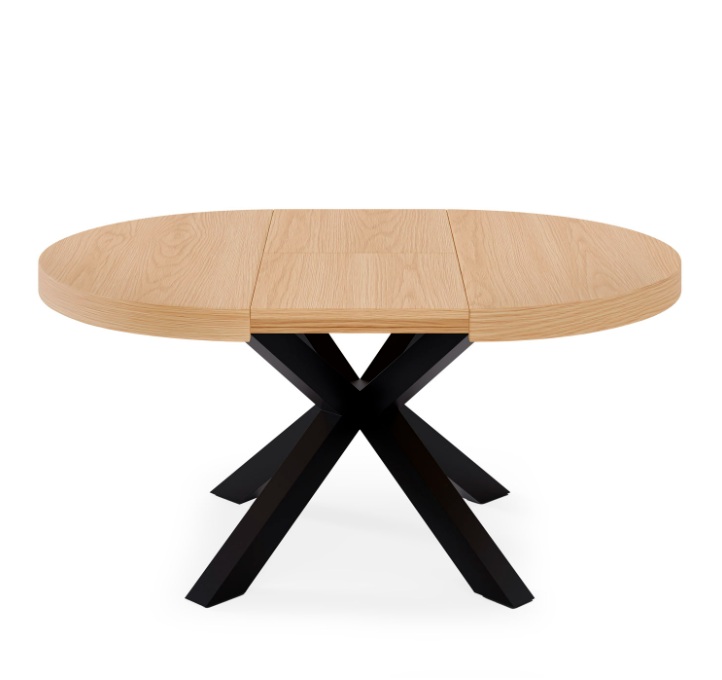 Mesa ext. MILDRED 100 roble/negro - Imagen 3
