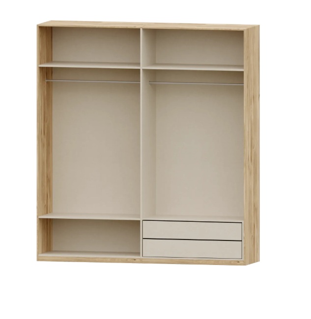 Armario 2 Puertas Correderas 157cm - Imagen 3